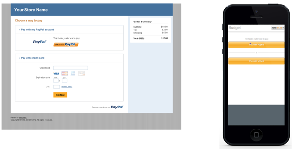 Template B PayPal Hosted Pro Solution